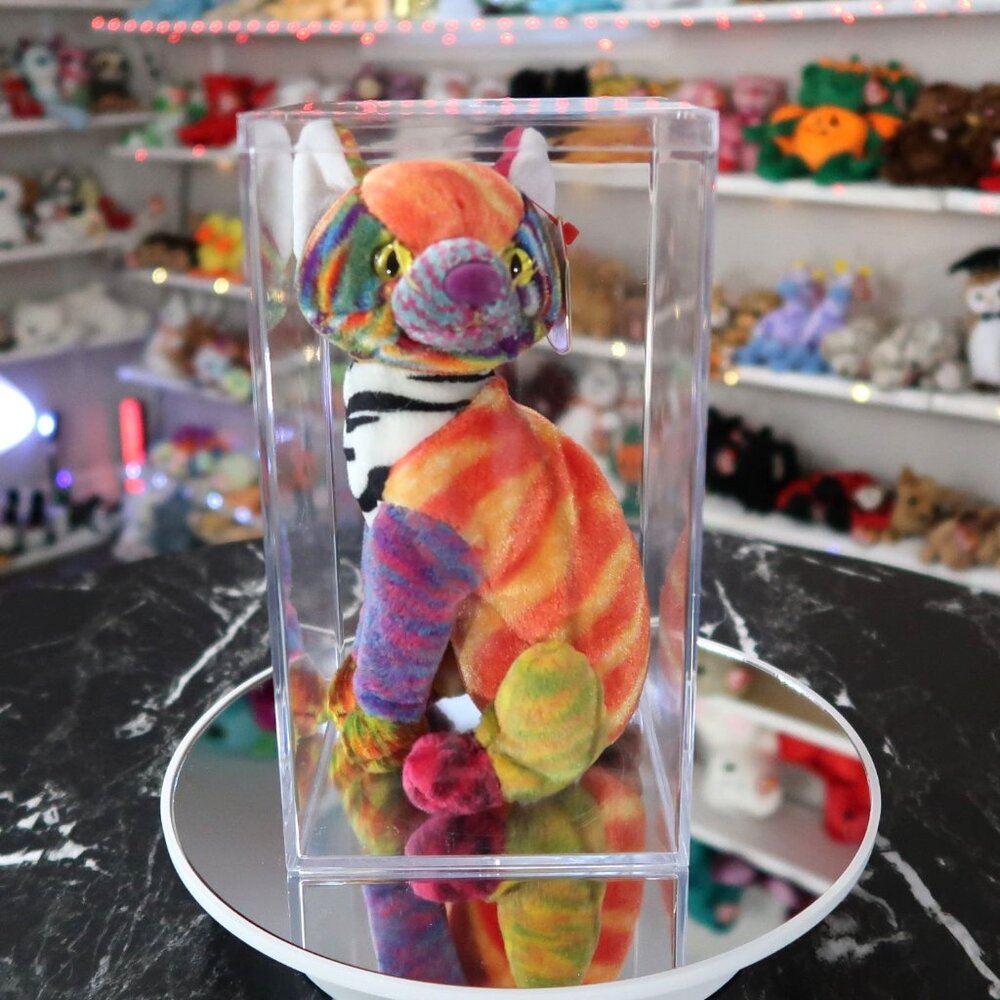 Ty Beanie Baby - Kaleidoscope the Cat | MWMT New Mint Tags | Retired | Rare